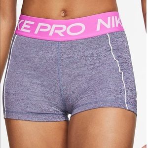 Nike Pro Pink/Gray Shorts